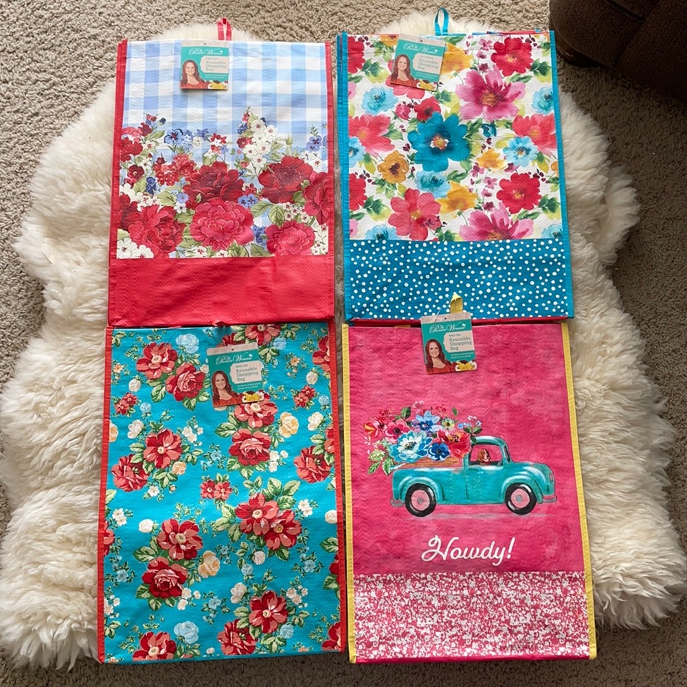 The Pioneer Woman Reusable Bag Set